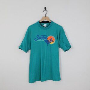 Vintage 90s Sea Trek, Royal Caribbean Graphic T-Shirt, Size One Size